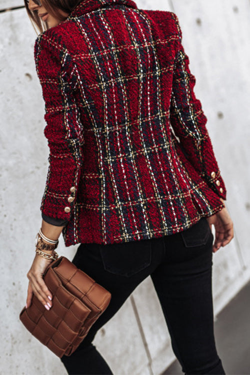 PARIS – Plaid Blazer Jacket – 1400