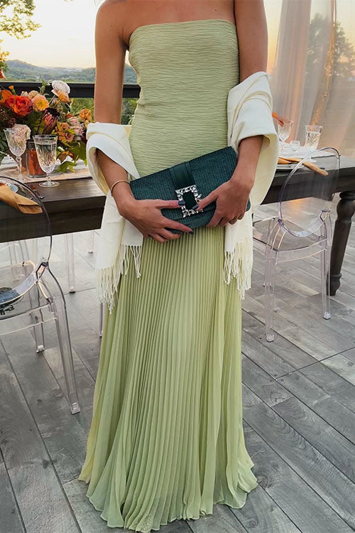 MARSEILLE – Strapless Maxi Dress – 7428