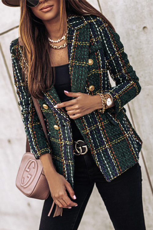 PARIS – Plaid Blazer Jacket – 1400