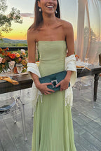 MARSEILLE – Strapless Maxi Dress – 7428