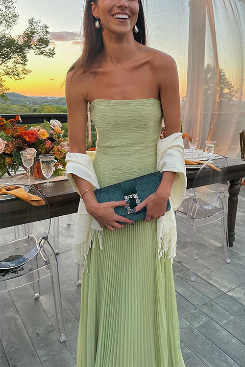 MARSEILLE – Strapless Maxi Dress – 7428