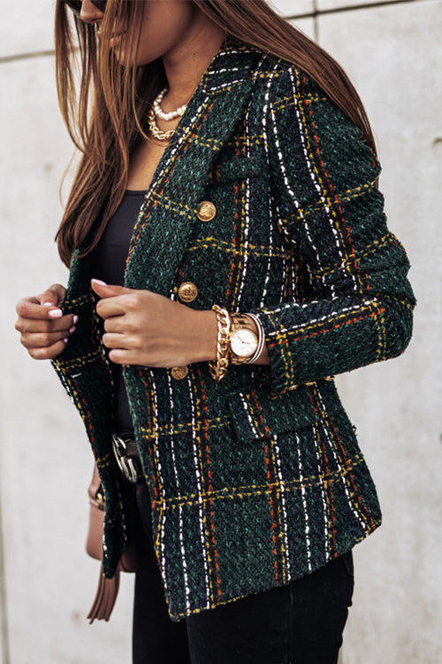 PARIS – Plaid Blazer Jacket – 1400