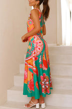 VALENCIA – Asymmetric Maxi Dress – 5614