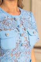 LYON – Lace Mini Dress – 5482