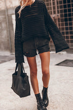 OSLO – Hollow Out Pullover – 9066