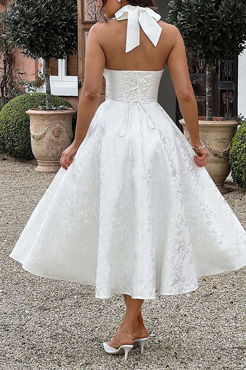 DUBROVNIK – Halter Midi Dress – 7465