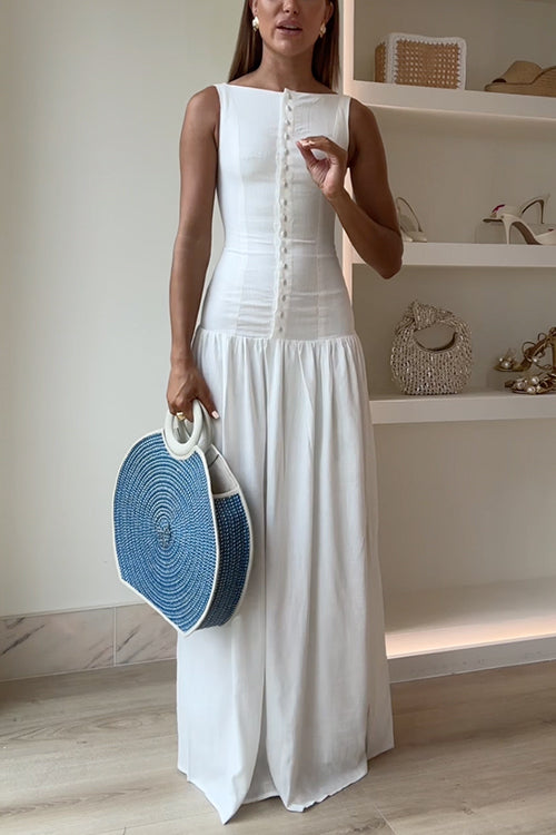 IBIZA – Sleeveless Maxi Dress – 9875