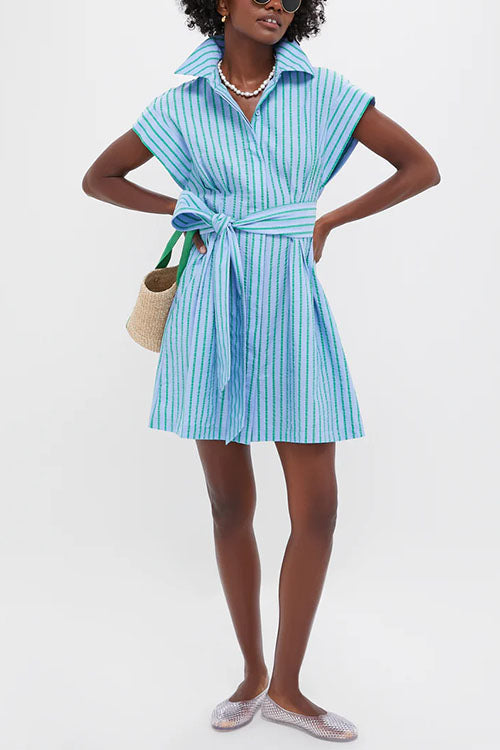 PALMA – Button Down Mini Dress – 3568