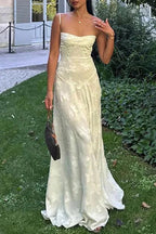 DUBROVNIK – Lace-up Maxi Dress – 2485