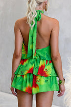 MADRID – Halter Backless Romper – 7106