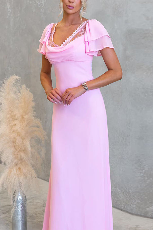 SEVILLE – Flare Sleeve Maxi Dress – 5411