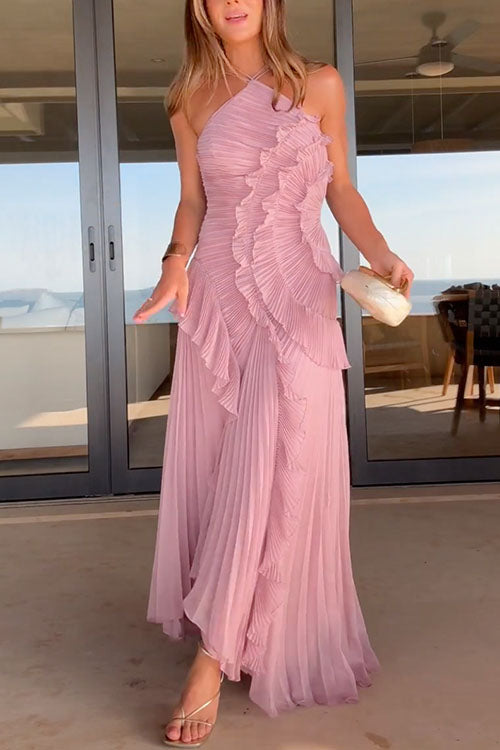 SEVILLE – Halter Maxi Dress – 8644