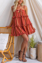 PORTO – Striped Mini Dress – 5408