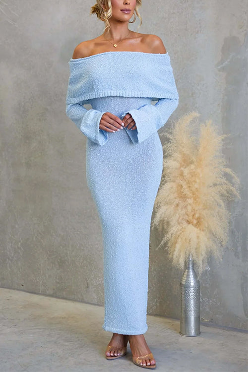 BARCELONA – Off Shoulder Maxi Dress – 7300