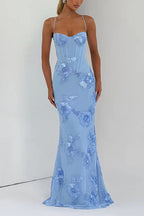 ANTIBES – Backless Maxi Dress – 9468