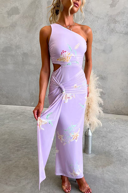 MALAGA – One Shoulder Maxi Dress – 2046