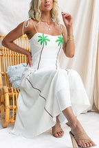 VENICE – Tie Shoulder Midi Dress – 1286