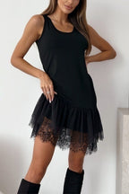 ANTIBES – Patchwork Mini Dress – 3651