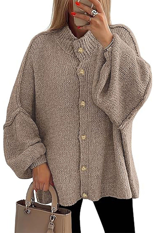 BRUGES – Balloon Sleeve Cardigan – 3667