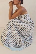 MALAGA – Strapless Maxi Dress – 9487