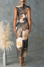 ATHENS – Sleeveless Bodycon Dress – 3081