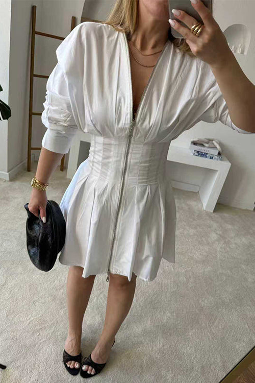 PORTOFINO – Long Sleeve Mini Dress – 5526