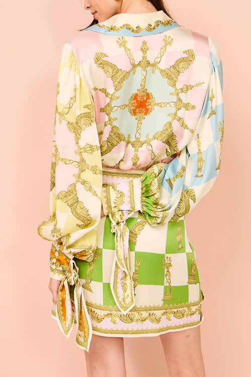 MILAN – Wrap Mini Dress – 5013