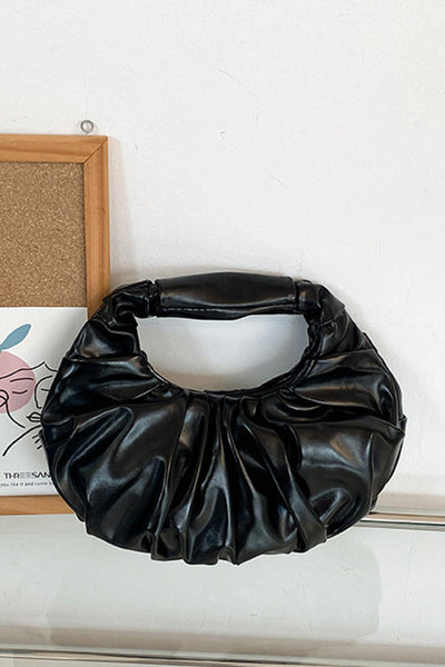 VALLETTA – Metallic Ruched Handbag – 9092