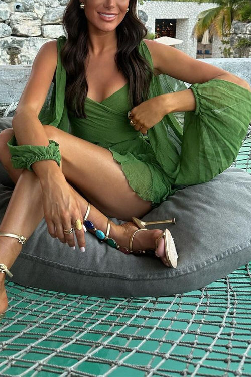 VALLETTA – V-Neck Mini Dress – 9776