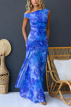 TAORMINA – Asymmetric Maxi Dress – 1383