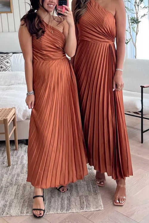 MILAN – One Shoulder Maxi Dress – 3319