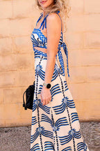 POSITANO – Tie Shoulder Maxi Dress – 2638