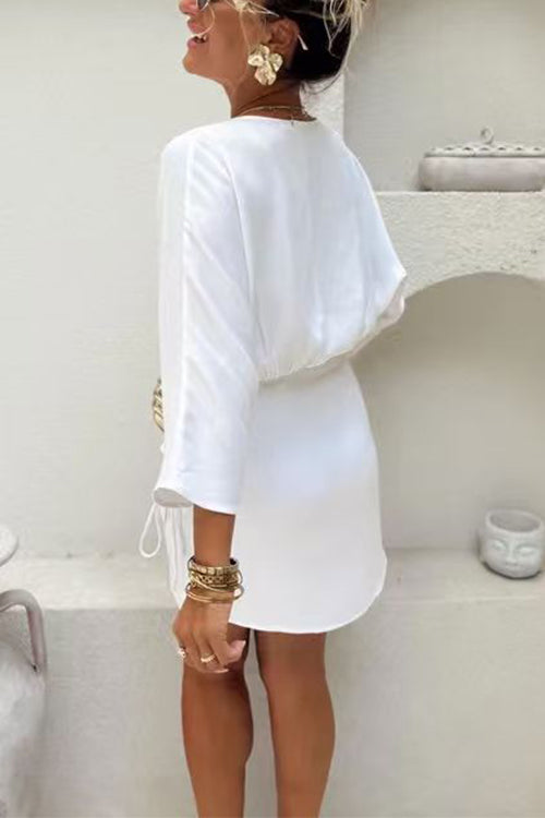 MONTPELLIER – Satin Mini Dress – 9908