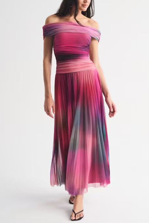 VALLETTA – Off Shoulder Maxi Dress – 7450