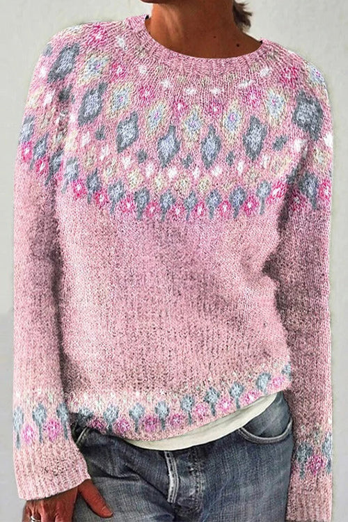 AMSTERDAM – Diamond Print Sweater – 3144