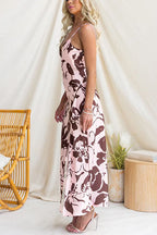 LISBON – Floral Maxi Dress – 8193