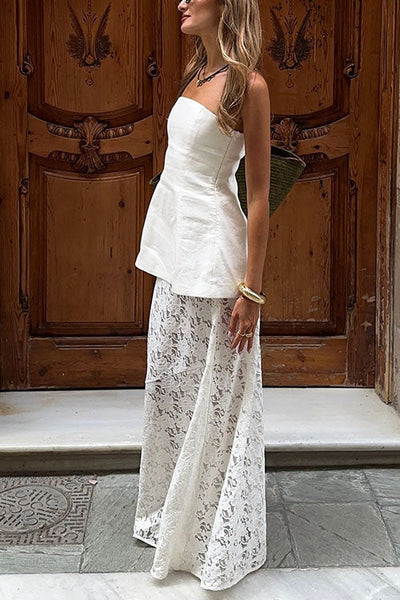 CAPRI – Lace Maxi Skirt – 3304