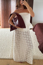 CAPRI – Lace Maxi Skirt – 3304