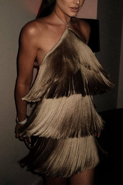 FLORENCE – Halter Mini Dress – 3101