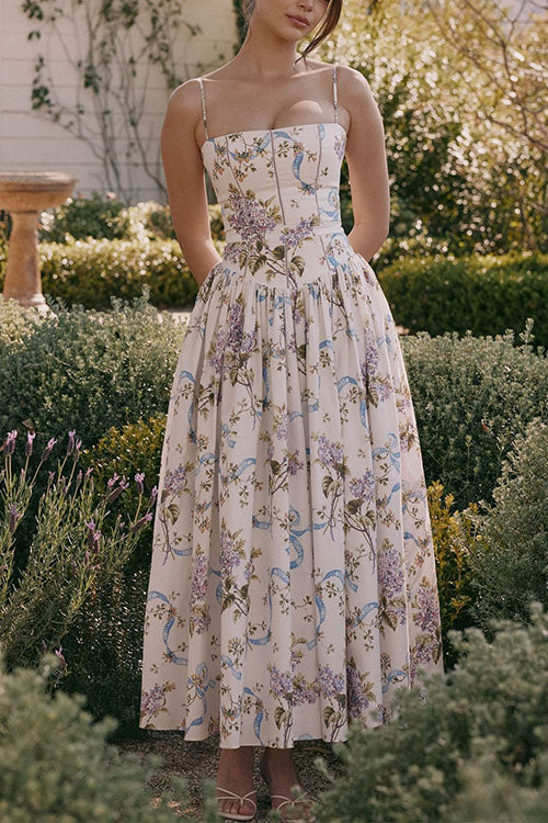 CORFU – Floral Maxi Dress – 6321