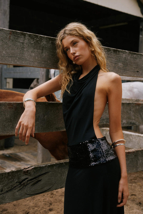 MYKONOS – Halterneck Maxi Dress – 3998