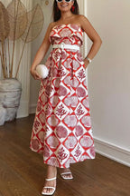 VENICE – Strapless Maxi Dress – 3591