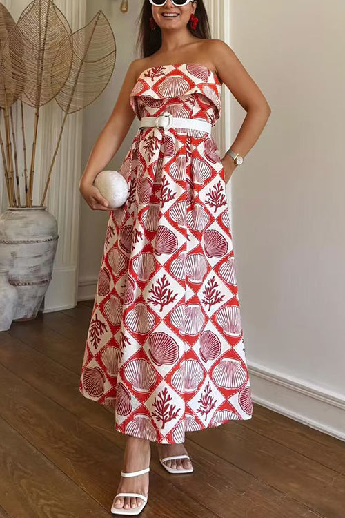 VENICE – Strapless Maxi Dress – 3591