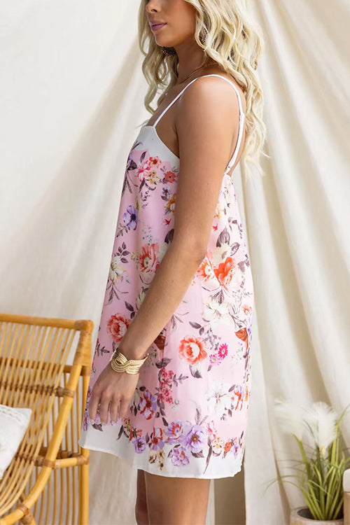 PORTO – Floral Mini Dress – 6559