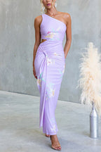 MALAGA – One Shoulder Maxi Dress – 2046