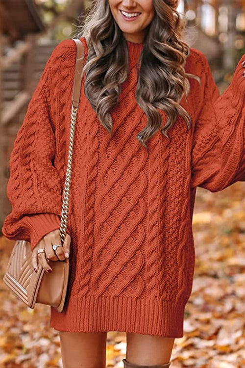 RIGA – Cable Knit Mini Dress – 1769