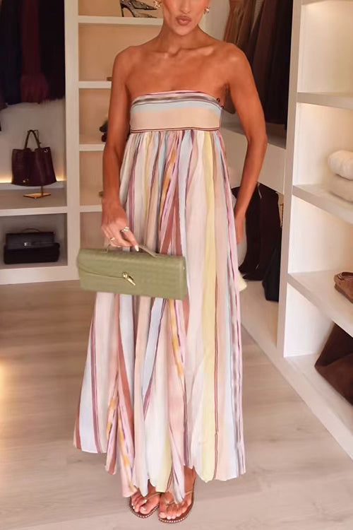 MONACO – Strapless Maxi Dress – 2554