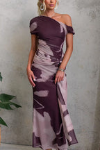 VALENCIA – Asymmetrical Maxi Dress – 3192