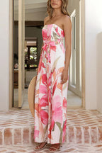 BARCELONA – Strapless Wide Leg Jumpsuit – 2723