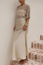 FORMENTERA – Crochet Sequin Top – 7243